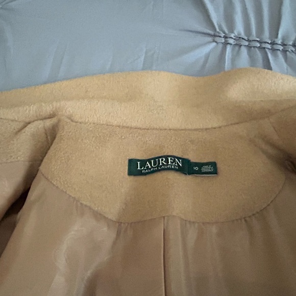 Ralph Lauren camel full length coat ~ size 10 - Picture 7 of 10